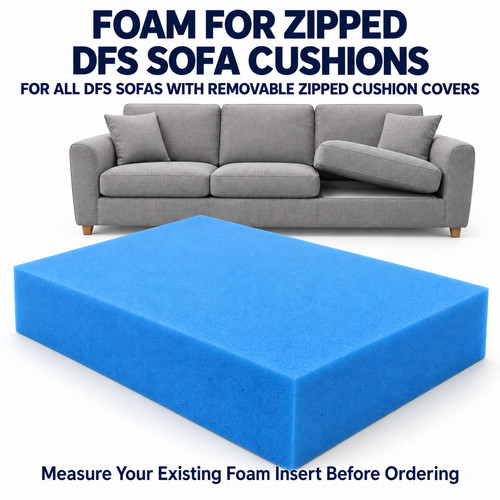 Cushion foam replacement - cushion, for