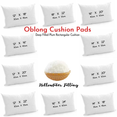 Oblong cushion pad - oblong, rectangular