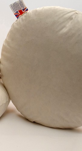 Duck feather round cushion - duck,