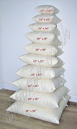 Feather cushion pads - pads,, inserts