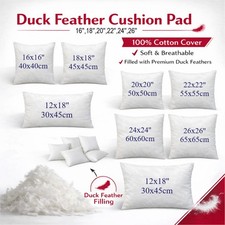 Duck Feather&Down Cushion Pads